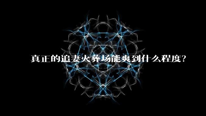 真正的追妻火葬场能爽到什么程度？