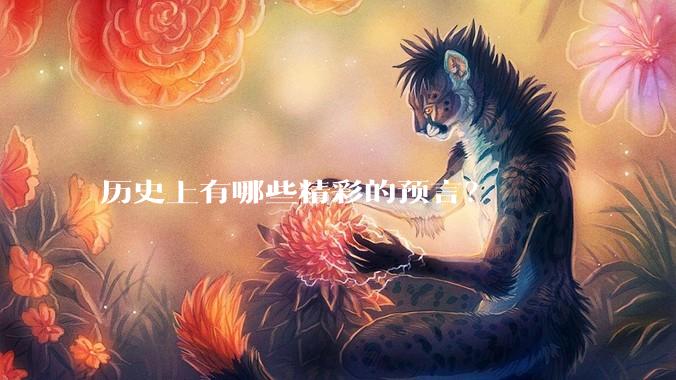 历史上有哪些精彩的预言？