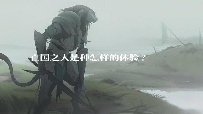 亡国之人是种怎样的体验?