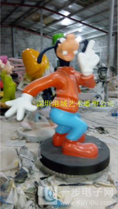 深圳雕塑厂家现货产品供应玻璃钢高飞雕塑工艺品高清大图-一步电子网